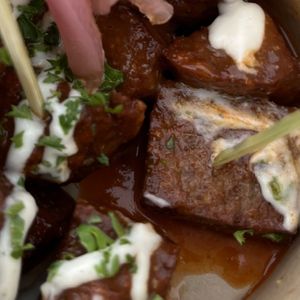 Buffalo seitan bites  at Grateful Planet Foods - Food Truck in Denver