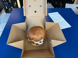 BBQ Fried "Chicken" Sandwhich at Eden Jaxx - Dybbølsgade in Copenhagen