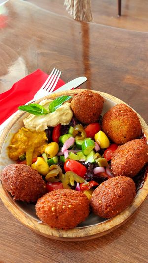Falafel Salad Bowl at Tyche in Antalya