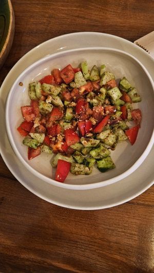 Georgian salad at Tyche in Antalya