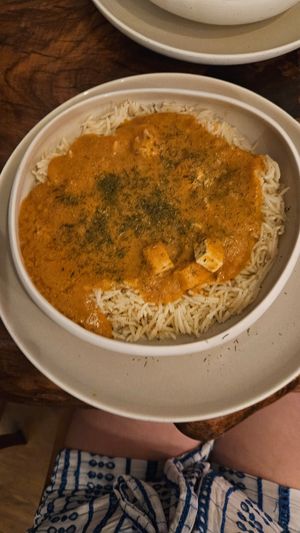 Tofu tikka masala💜 at Tyche in Antalya