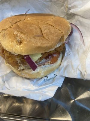 Ranch bacon chickn sandwich  at The Vegetable Hunter - Hershey in Hershey