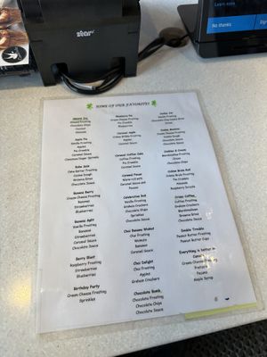 Lots of unique options  at Cinnaholic - Hamilton in Hamilton