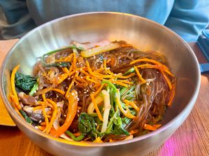 Jabchae

Glass noodles stir-fried with vegetables

Vegan
€ 15,90
 at Hey Joo - 헤이 주 in Ghent