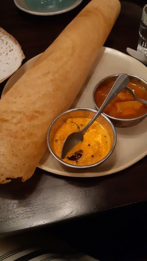 Masala dosa (main plate) at Bhoomi Kitchen in Headington