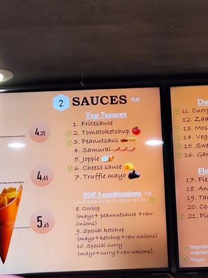  at Vlaamse Frites Snackland in Amsterdam