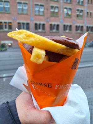  at Vlaamse Frites Snackland in Amsterdam