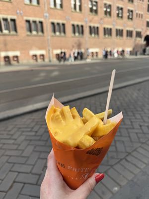   at Vlaamse Frites Snackland in Amsterdam