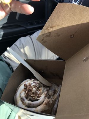 Apple Pecan Cinnamon Bun at My Vegan Sweet Tooth in Virginia Beach