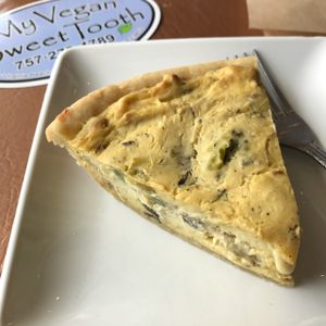 quiche! at My Vegan Sweet Tooth in Virginia Beach