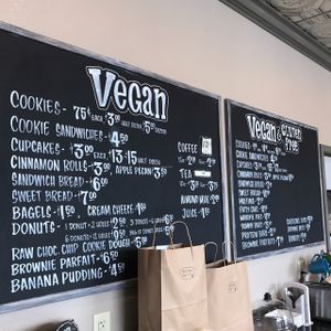 menu at My Vegan Sweet Tooth in Virginia Beach