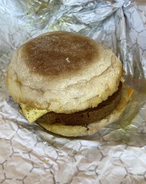 Breakfast sandwich   at My Vegan Sweet Tooth in Virginia Beach