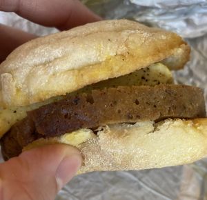 Breakfast sandwich   at My Vegan Sweet Tooth in Virginia Beach