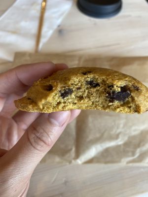 Pumpkin chocolate chip cookie   at My Vegan Sweet Tooth in Virginia Beach