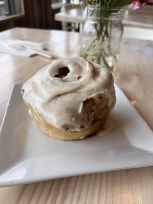 Cinnamon bun  at My Vegan Sweet Tooth in Virginia Beach