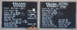 menu at My Vegan Sweet Tooth in Virginia Beach