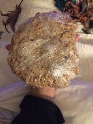 Massive oatmeal sandwich cookie! Weighs probably 3 lbs!  at My Vegan Sweet Tooth in Virginia Beach