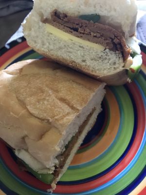 Vegan cold cut sandwich  at My Vegan Sweet Tooth in Virginia Beach