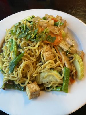 Vegan noddle  at O-Cha Noodle Cafe in Beaufort