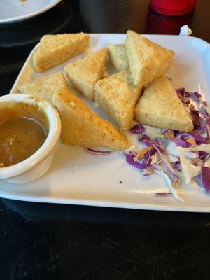 Fried tofu appetizer   at O-Cha Noodle Cafe in Beaufort