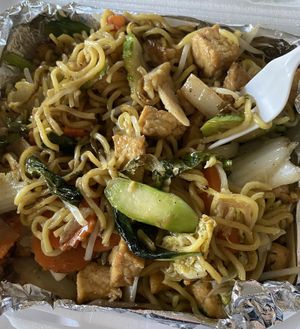 i got it with extra tofu! at O-Cha Noodle Cafe in Beaufort