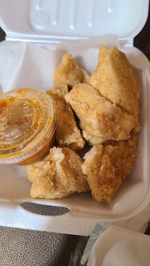 Fried Tofu with peanut sauce at O-Cha Noodle Cafe in Beaufort