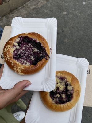 Blueberry kolach  at Kolacherie Celetna in Prague