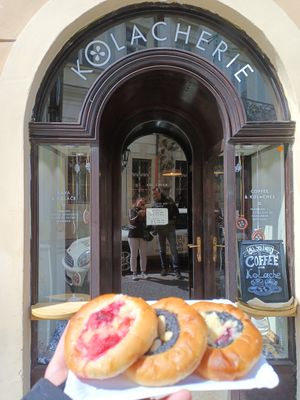 Vegan Products at Kolacherie Celetna in Prague