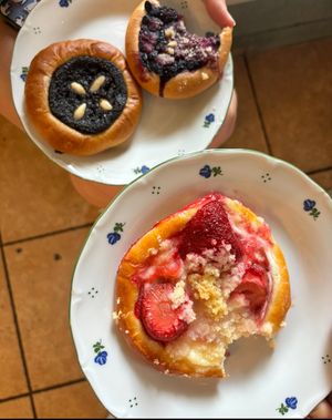   at Kolacherie Celetna in Prague