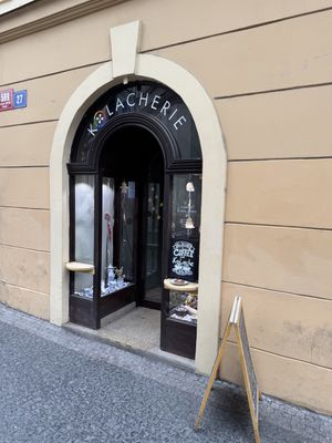   at Kolacherie Celetna in Prague