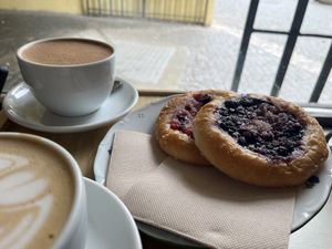   at Kolacherie Celetna in Prague