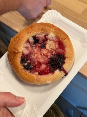 Berry and coconut cream at Kolacherie Celetna in Prague