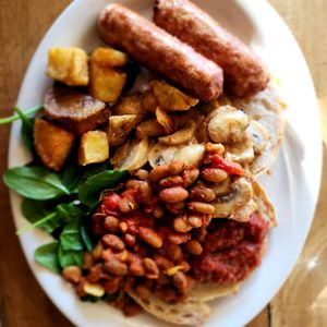 Vegan breaky - add Avo and perfect at Two Birds Eatery in Hamilton