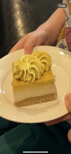Passion fruit slice   at Two Birds Eatery in Hamilton