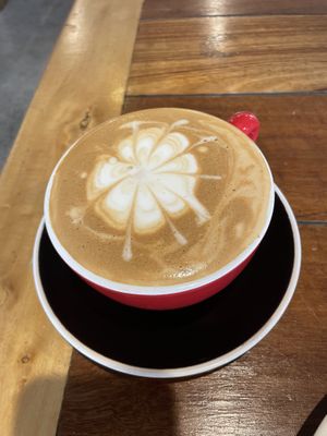 Coffee  at Two Birds Eatery in Hamilton