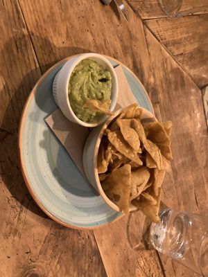 Nachos + Guacamole at Crosta in Milan