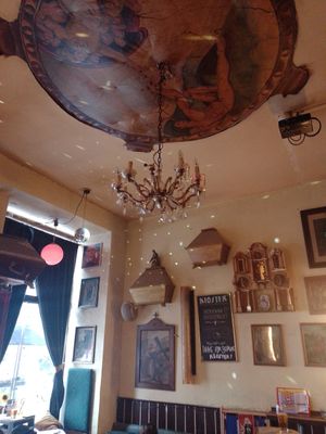 Interieur mit Särgen at Kloster in Nuremberg