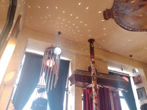 Interieur mit Särgen, uvm at Kloster in Nuremberg