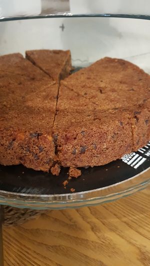Apple vegan cake at Hygge Dolce Quotidiano in Bisceglie