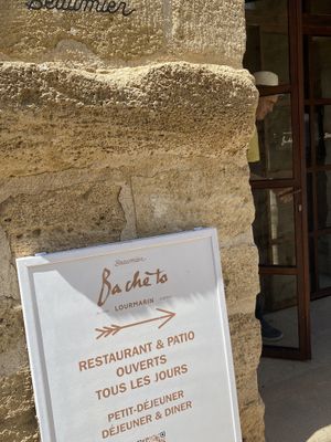 restaurant called beaumier/bacheto/ le moulin - wasn’t sure which name the food area goes by  at Le Moulin in Lourmarin