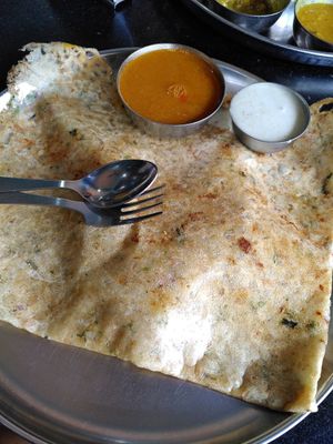 Onion Rava Masala Dosa at Sita Pure Veg Restaurant in Bardez