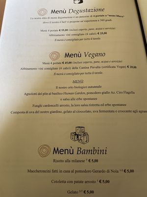 Menu   at Dispensa Franciacorta in Adro