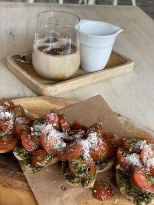 Bruschetta  at Cafe K.O.B - By The Sea in Koh Samui