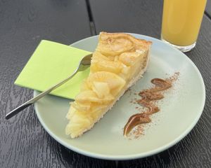 Vegan Apple pie  at The Secret Cafe in Friedrichshafen