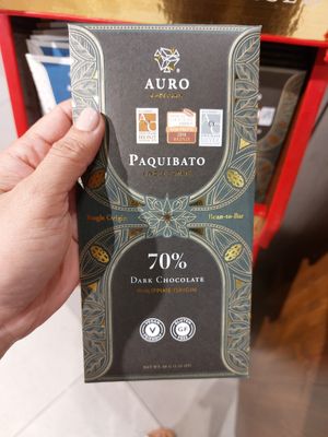 My fave Auro Paquibato dark chocolate :) at Kultura Filipino in Mandaluyong
