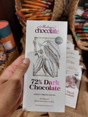 Malagos Dark Chocolate from Davao at Kultura Filipino in Mandaluyong