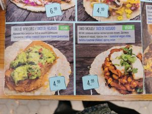2 vegan tacos at Mangia Station in Sofia