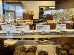 Vegan muffins  at Temple in Sacramento