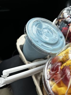 Blue wave smoothie  at Purple Flamingo in Bellmore