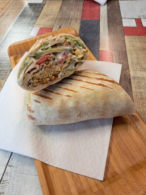 Falafelwrap at Grüne Pause in Biberach